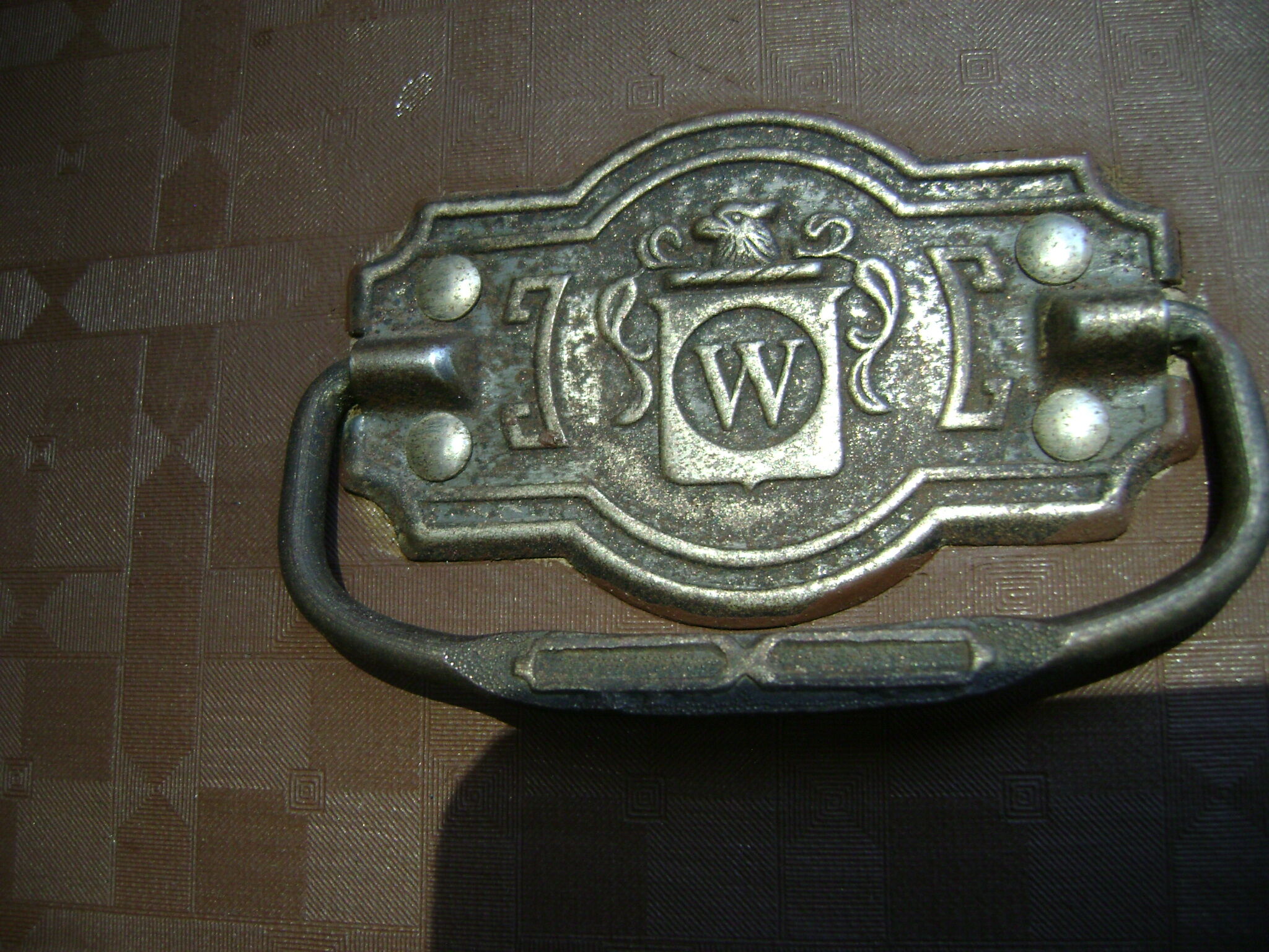 1920 american brand wheary travel trunk