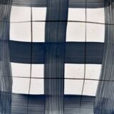 Black and white checkered plate