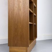 Large vintage teak bookshelf by Hundevad & Co., 1960s