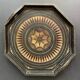 Octagonal carved wooden top