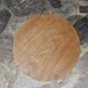 Pair of solid wood tripod stools