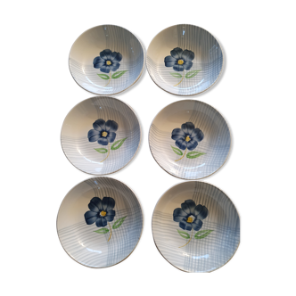 Digoin Sarreguemines hollow plates