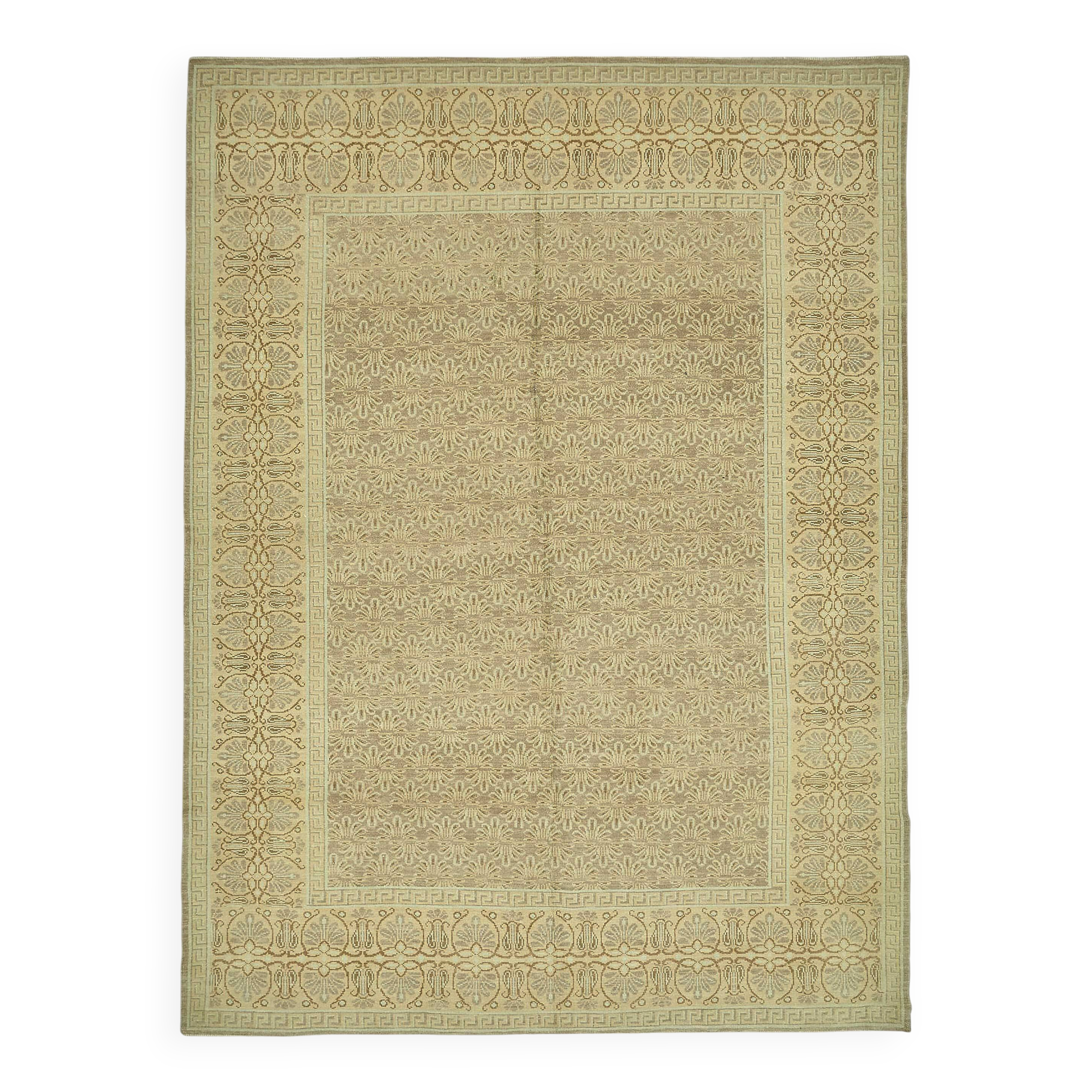 Turkish Handknotted Wool Oushak Rug 253 cm x 340 cm