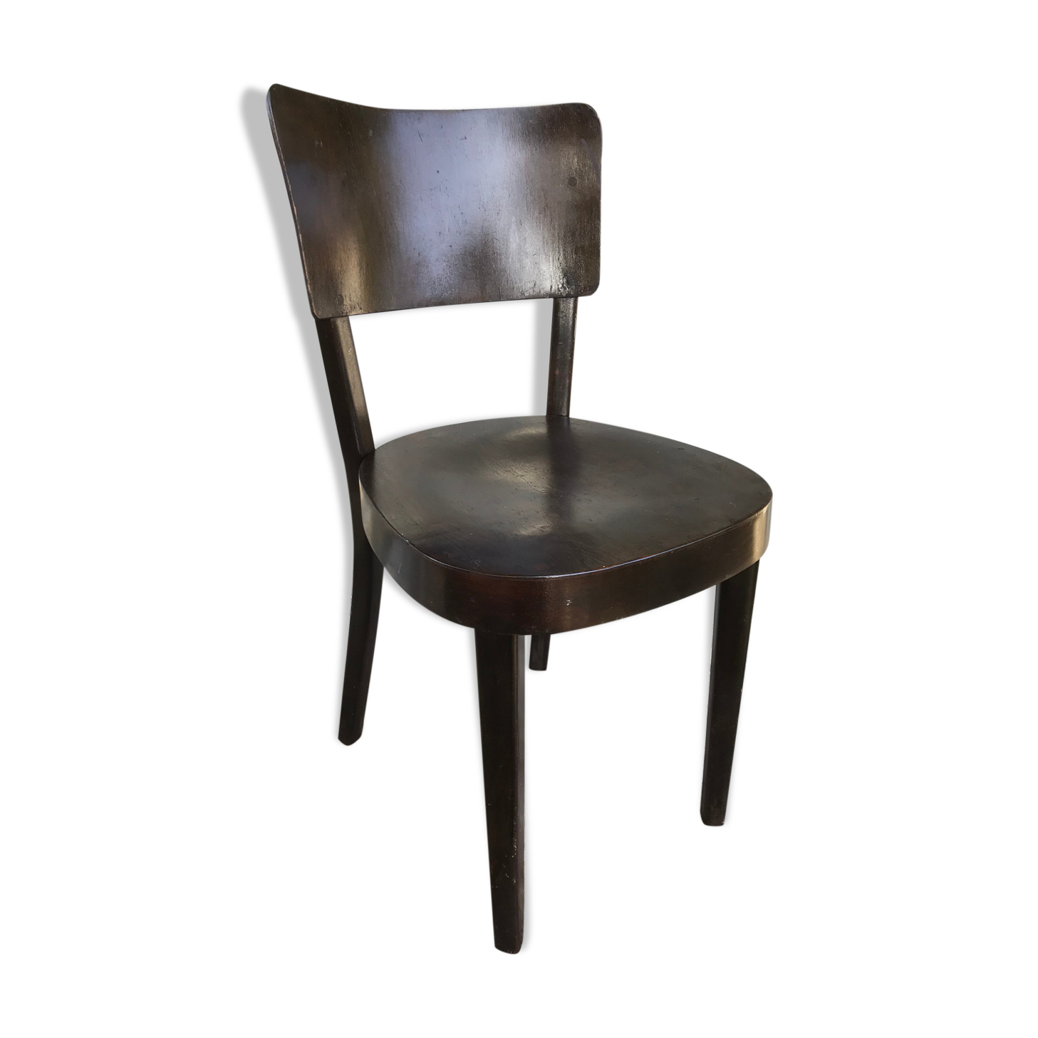 Old Dark Wood Vintage 50s