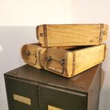 Set of 3 old brick moulds