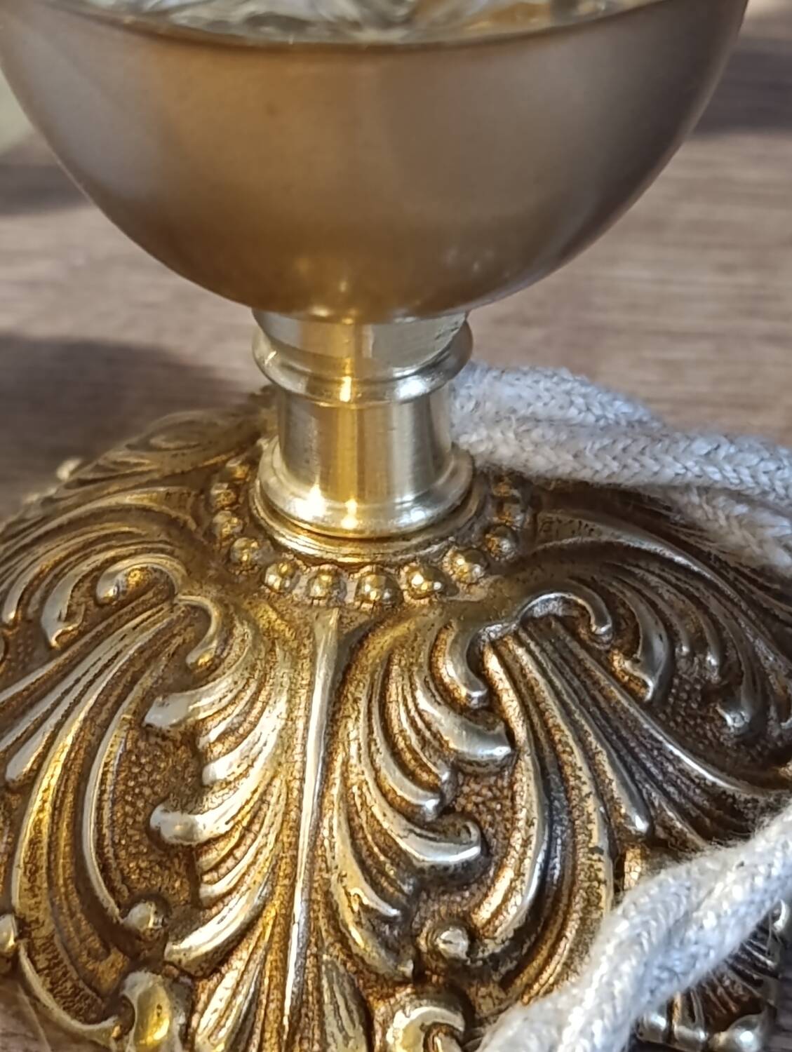 chic retro table lamp glass spindle diamond tip
