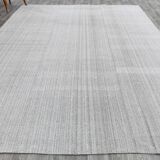Handmade solid vintage rug 312x386cm