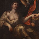 17th century painting, the baptism of Clorinda