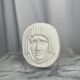 Masque de style visage en bas-relief antique