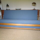 Sofa bed Gamba of 1963 re-upholstered