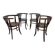 Set of 4 dining chairs by Thonet Debrecen
