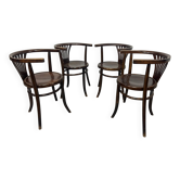 Set de 4 chaises de salle à manger par Thonet Debrecen