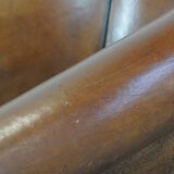 Sheep leather club armchair