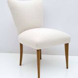 Mid-Century Modern Italian Bouclé Small Armchair, 1950s
