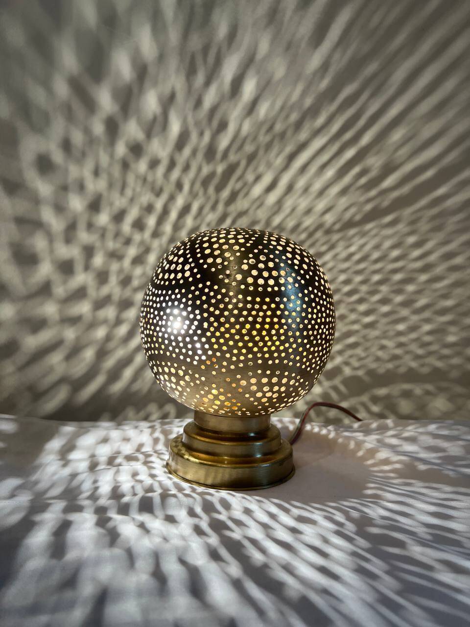 Brass lamp, Moroccan brass lamp, Moroccan lampshade, pendant lamp