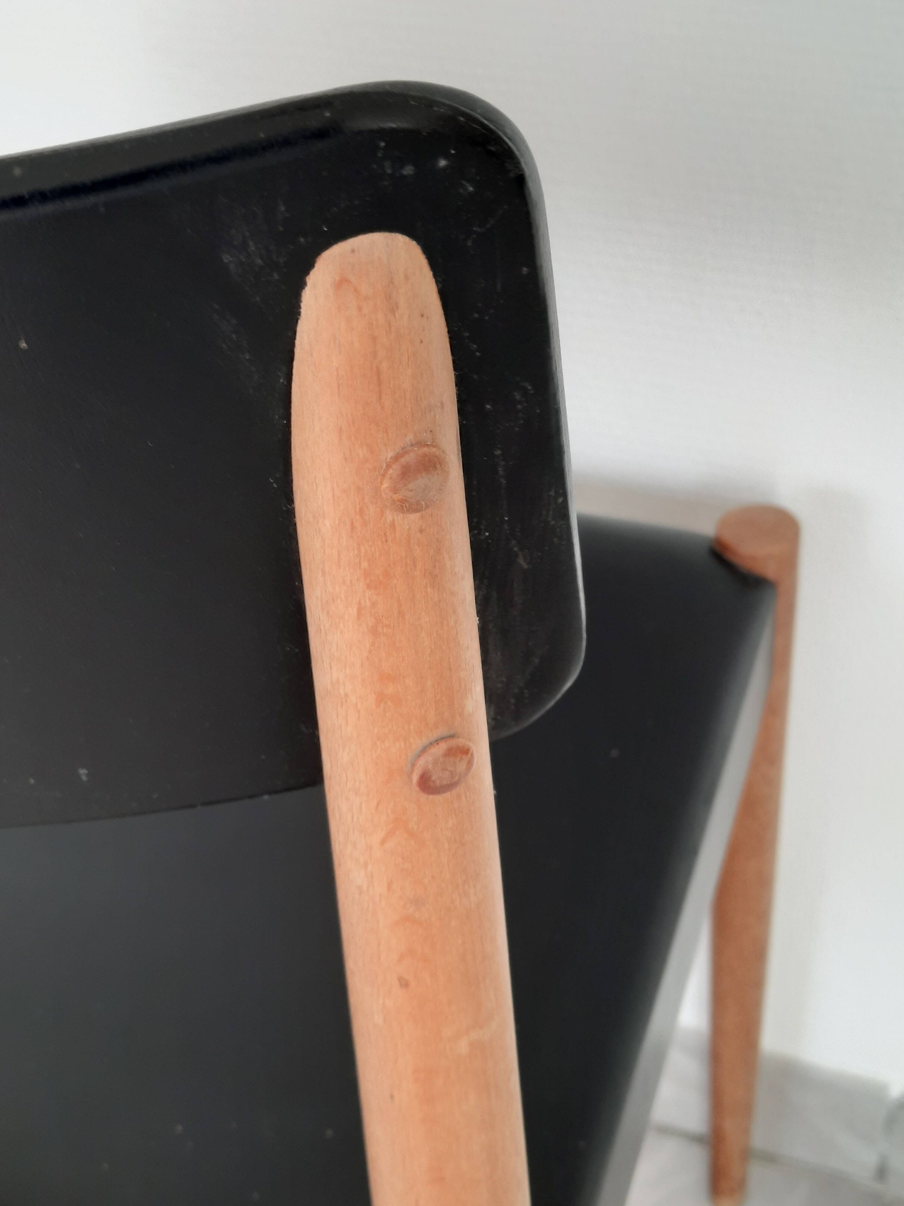 Set of 4 Scandinavian chairs from the 60s