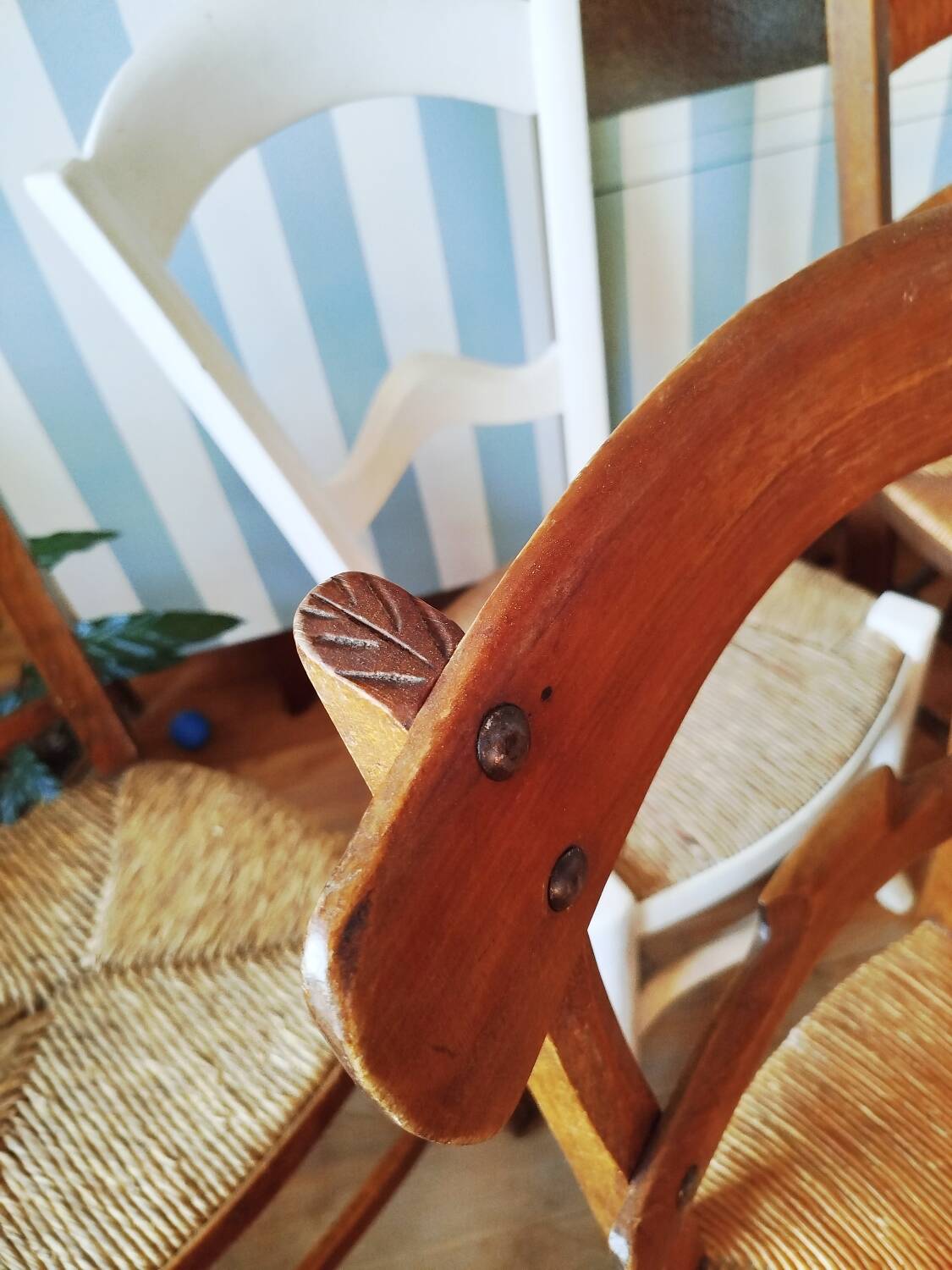 Set of 6 antique chairs