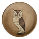 Decorative plate "owl" Vallauris – Fonck & Mateo – vintage – handmade