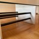 1980s White Marble Rectangular Coffee Table Postmodern Glass