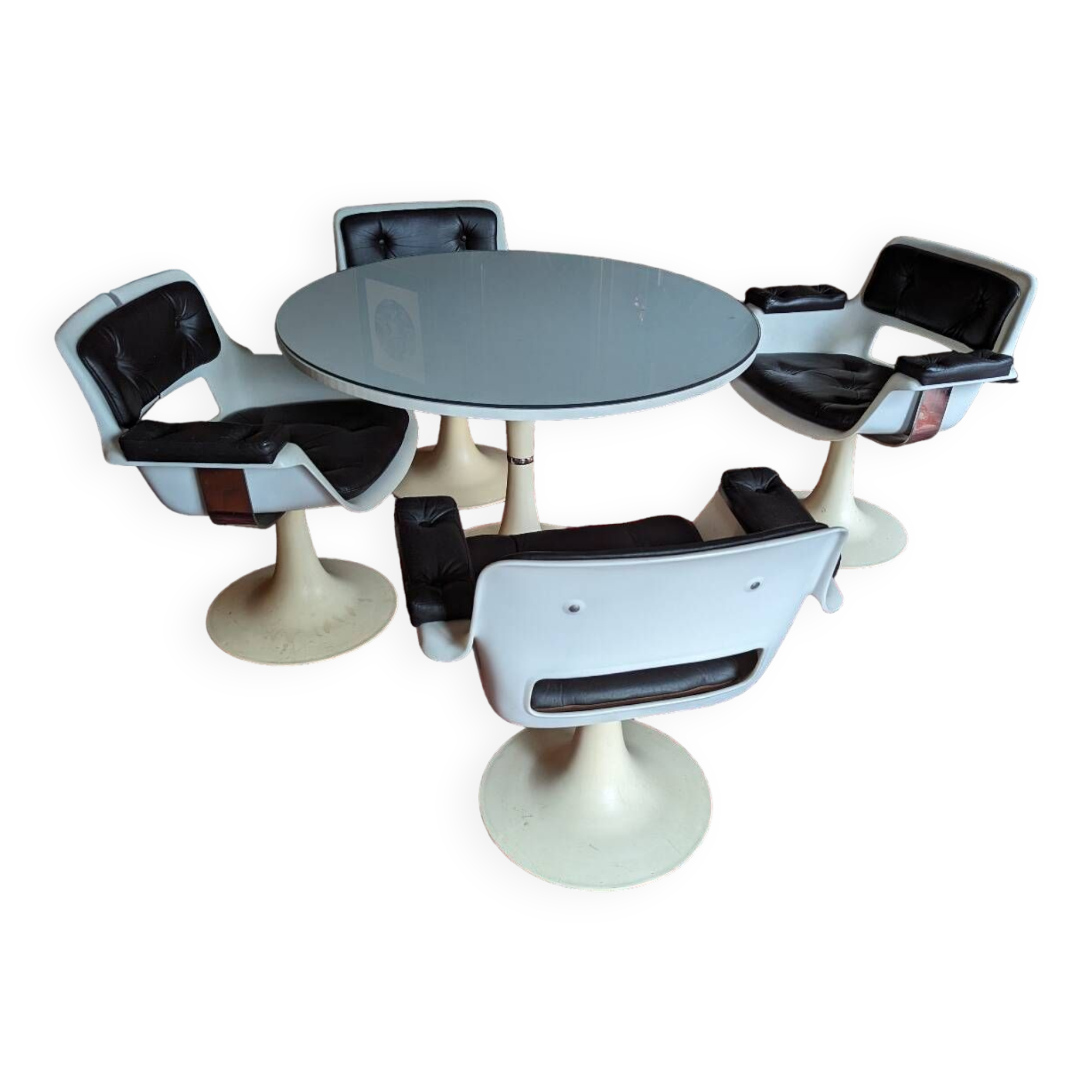 Albert Jacob Tulip Table and Chairs Set