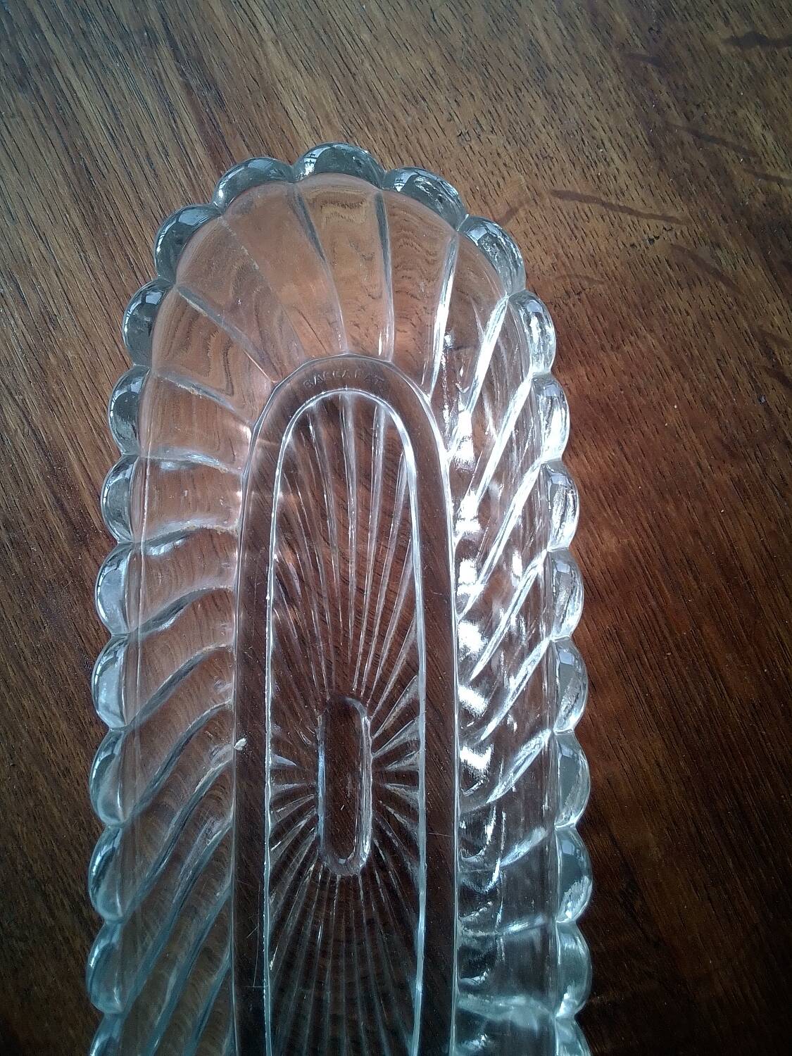 Baccarat crystal soap dish
