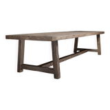 Founder Solid Oak Farmhouse Table 250cm Long