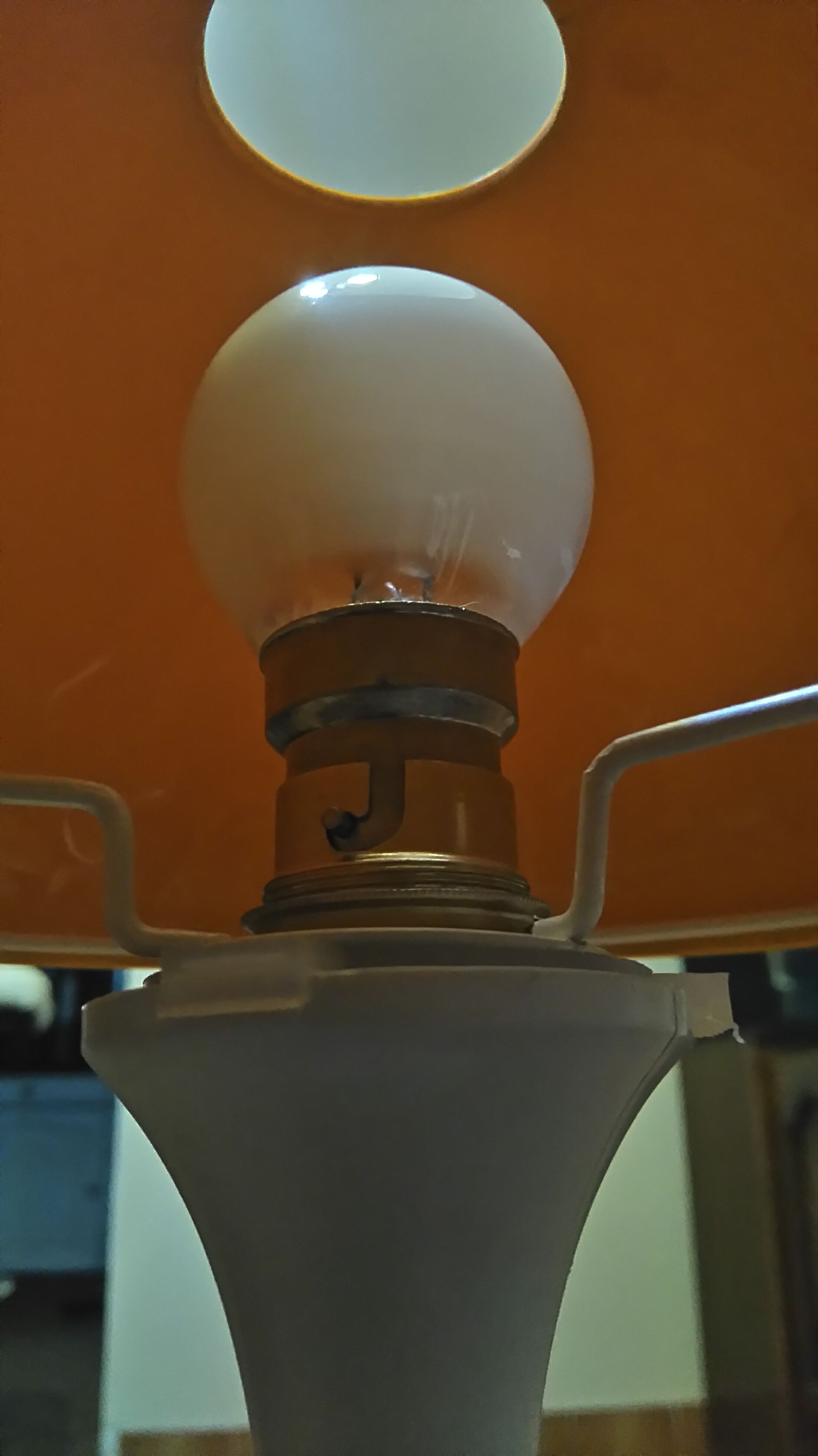 Vintage mushroom lamp