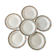 lot of 6 hollow plates Terre de Fer St Amand model "Molière" XXth