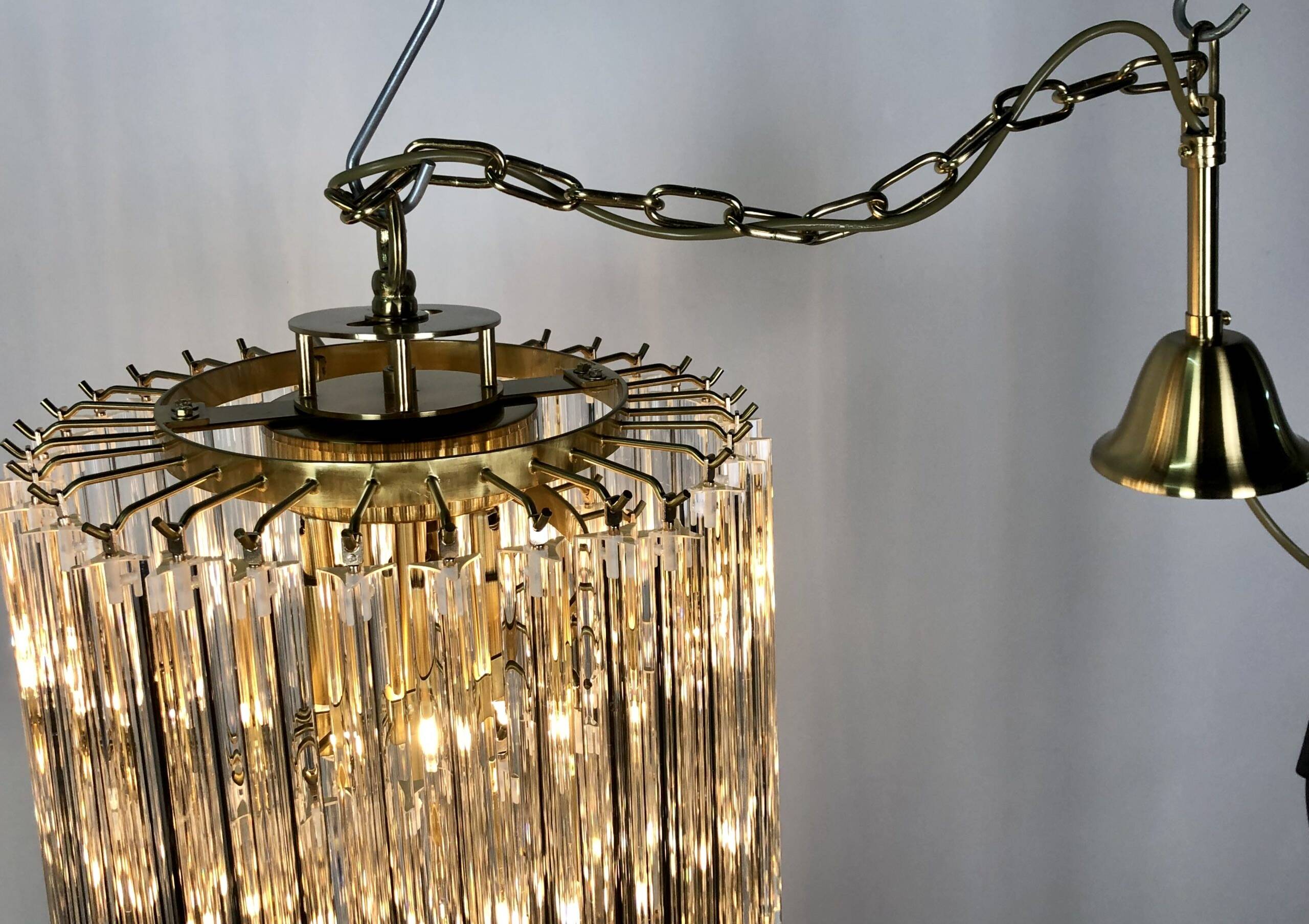 Murano glass chandelier 1980s