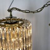 Murano glass chandelier 1980s