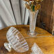 Glass and silver-plated bowls