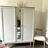Armoire lin pieds compas