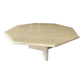 Travertine coffee table