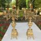Pair of brass candlesticks