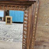Burmese teak mirror