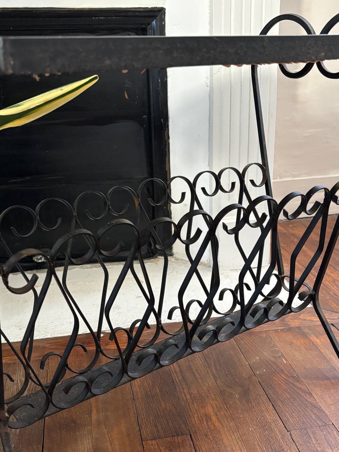 Side table, Vallauris magazine rack