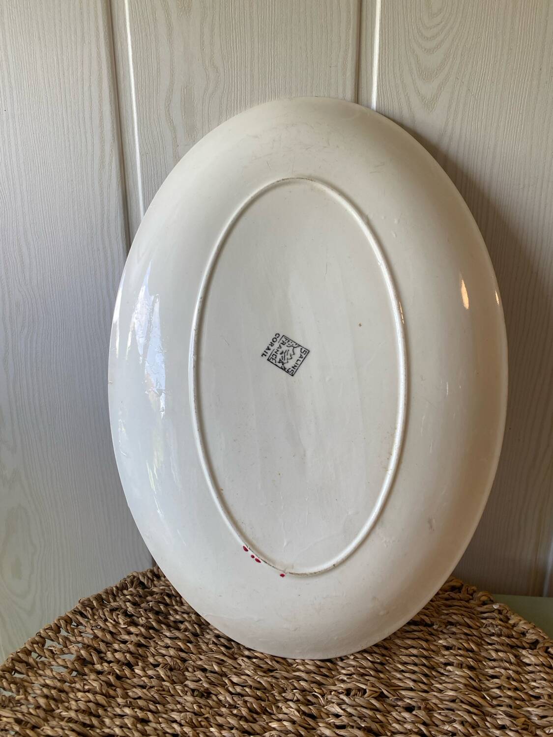 Vintage oval salt dish