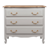 Re-styled wooden chest of drawers