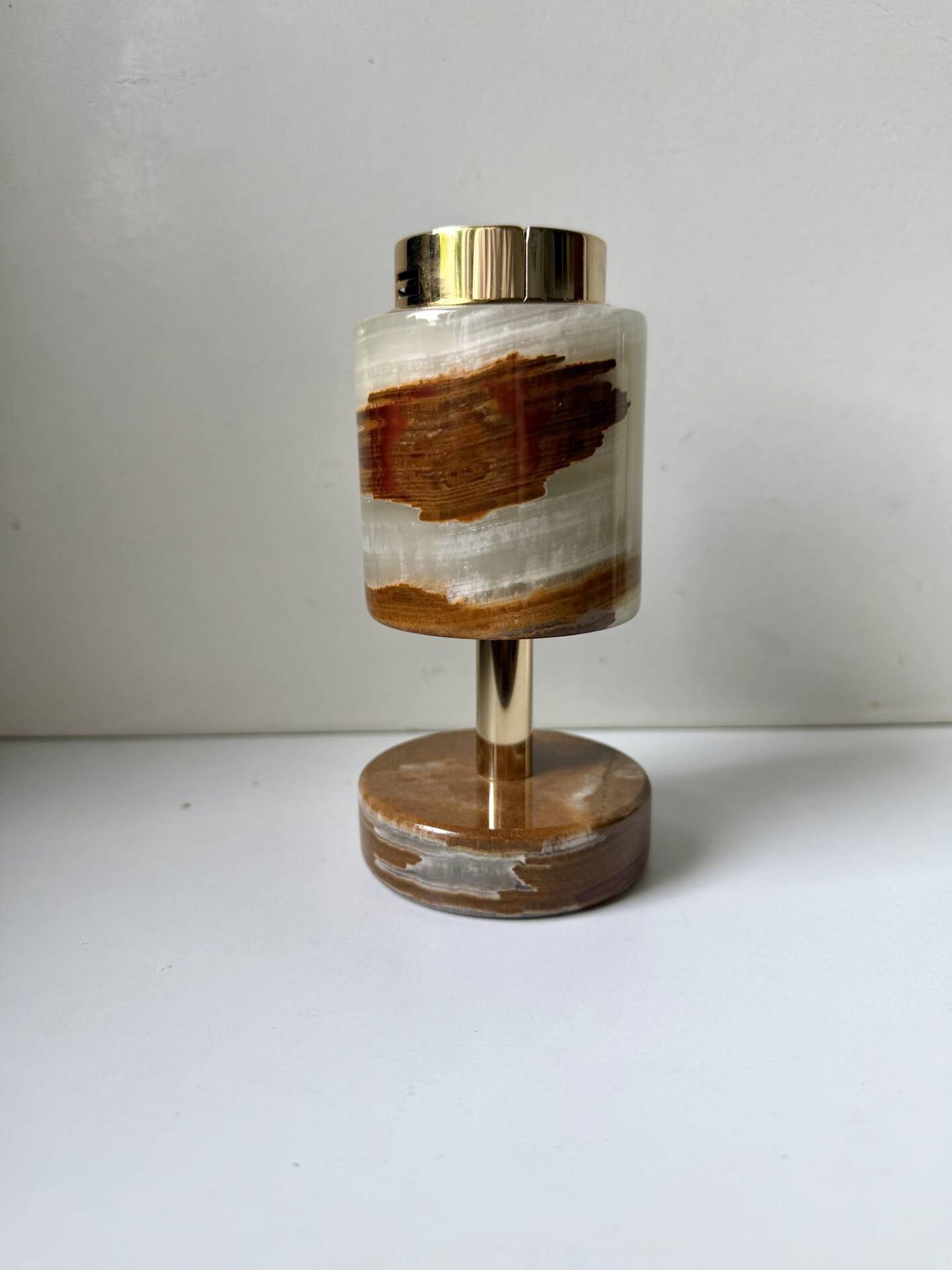Briquet de table en marbre onyx vintage SAROME Japon