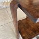 Art Deco Console in walnut with 3 levels, Circa 1938.