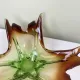 Coupe sculpturale en verre soufflé mis century