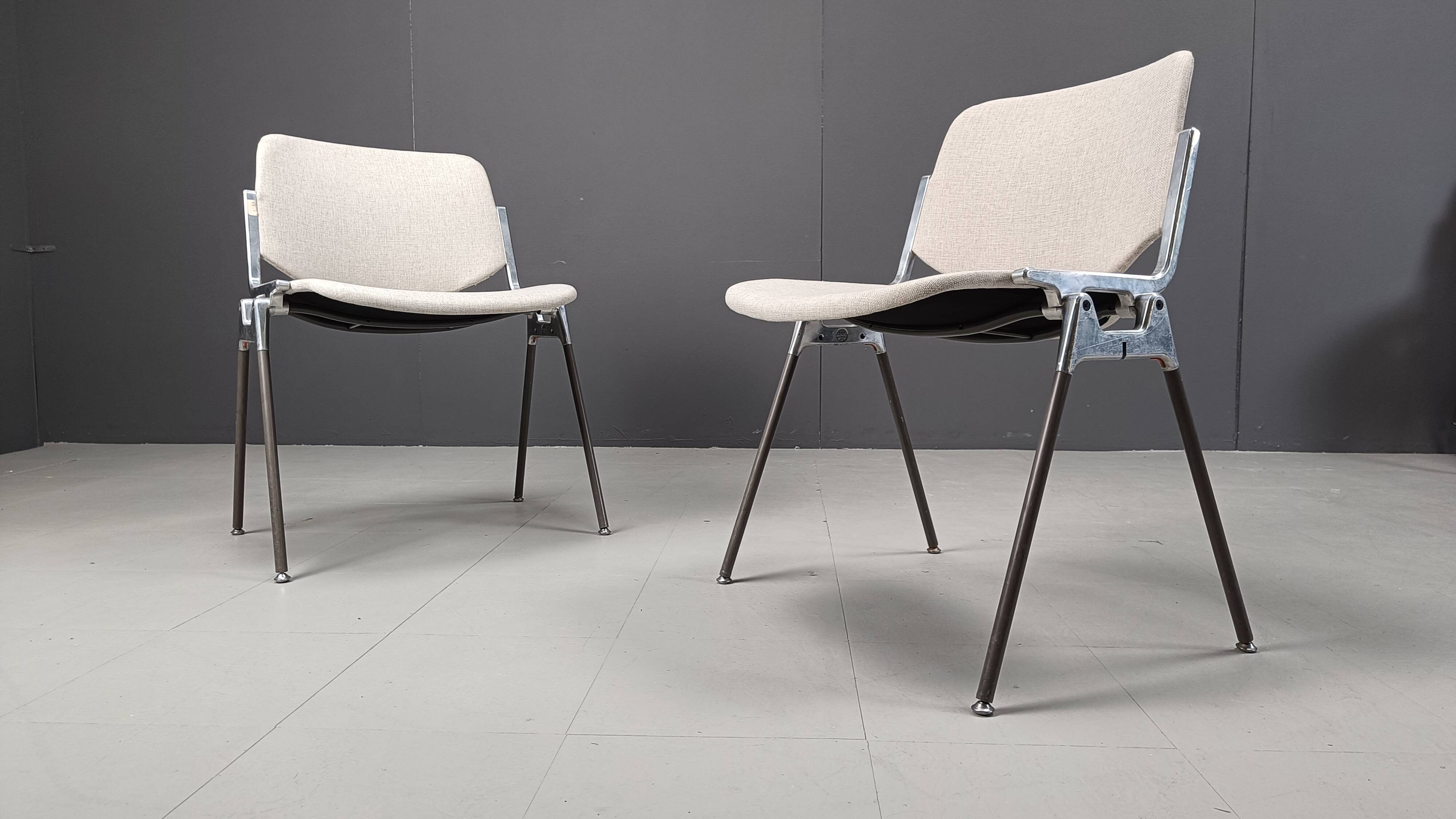 Vintage Dsc 106 Side Chairs By Giancarlo Piretti For Castelli, Set Of 6