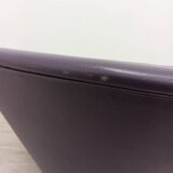 Girola armchair from Tacchini in purple leather