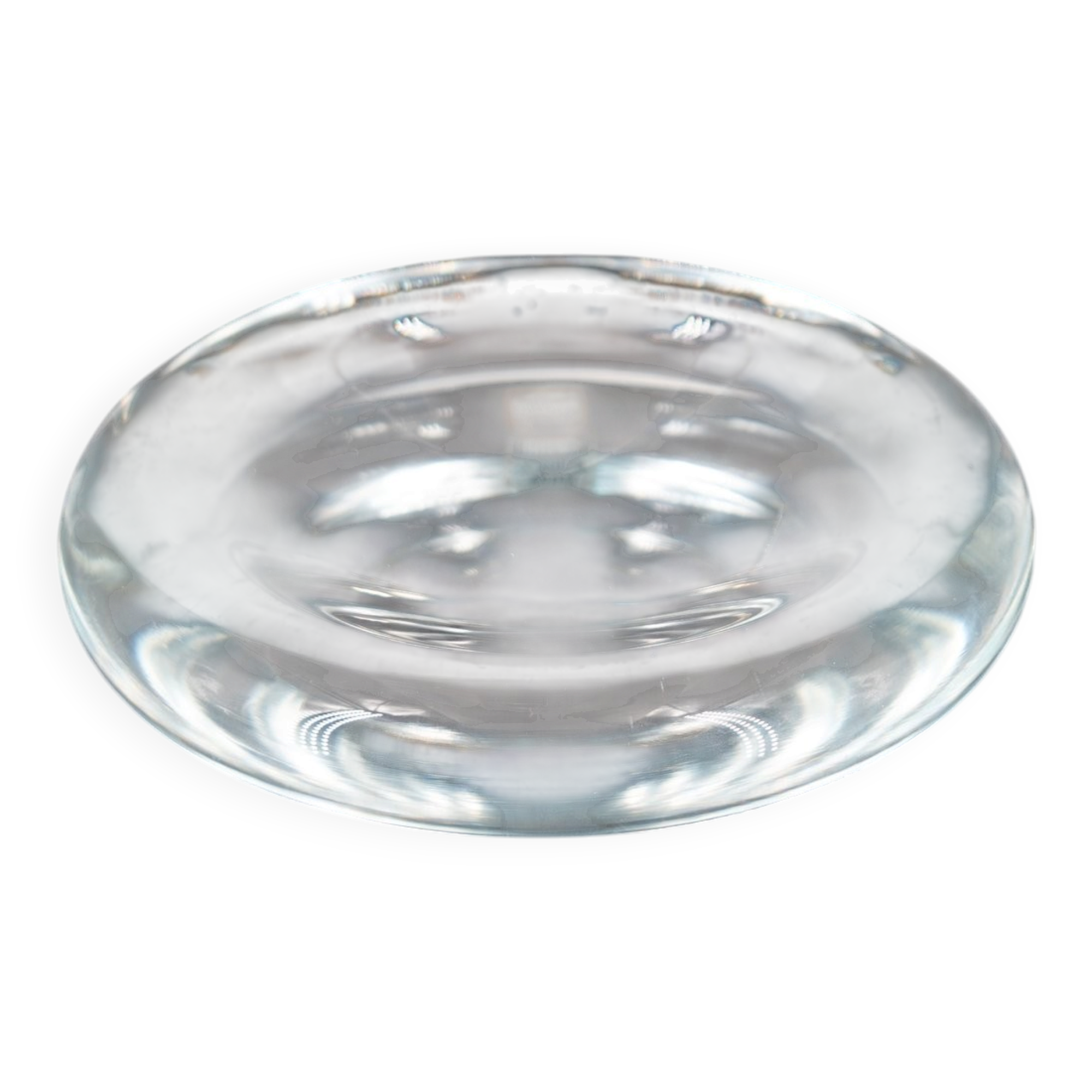 Plateau, glass dish from Murano by Salviati & Co., 1970s