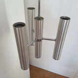 Vintage chrome pendant lamp