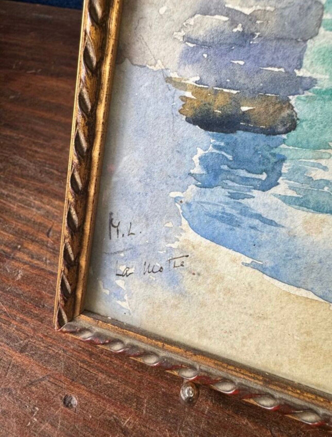 Pair of watercolours signed M.L, early 20th century, Provence