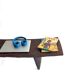 Senoufo vintage slim coffee table l: 110cm – handmade solid wood bench