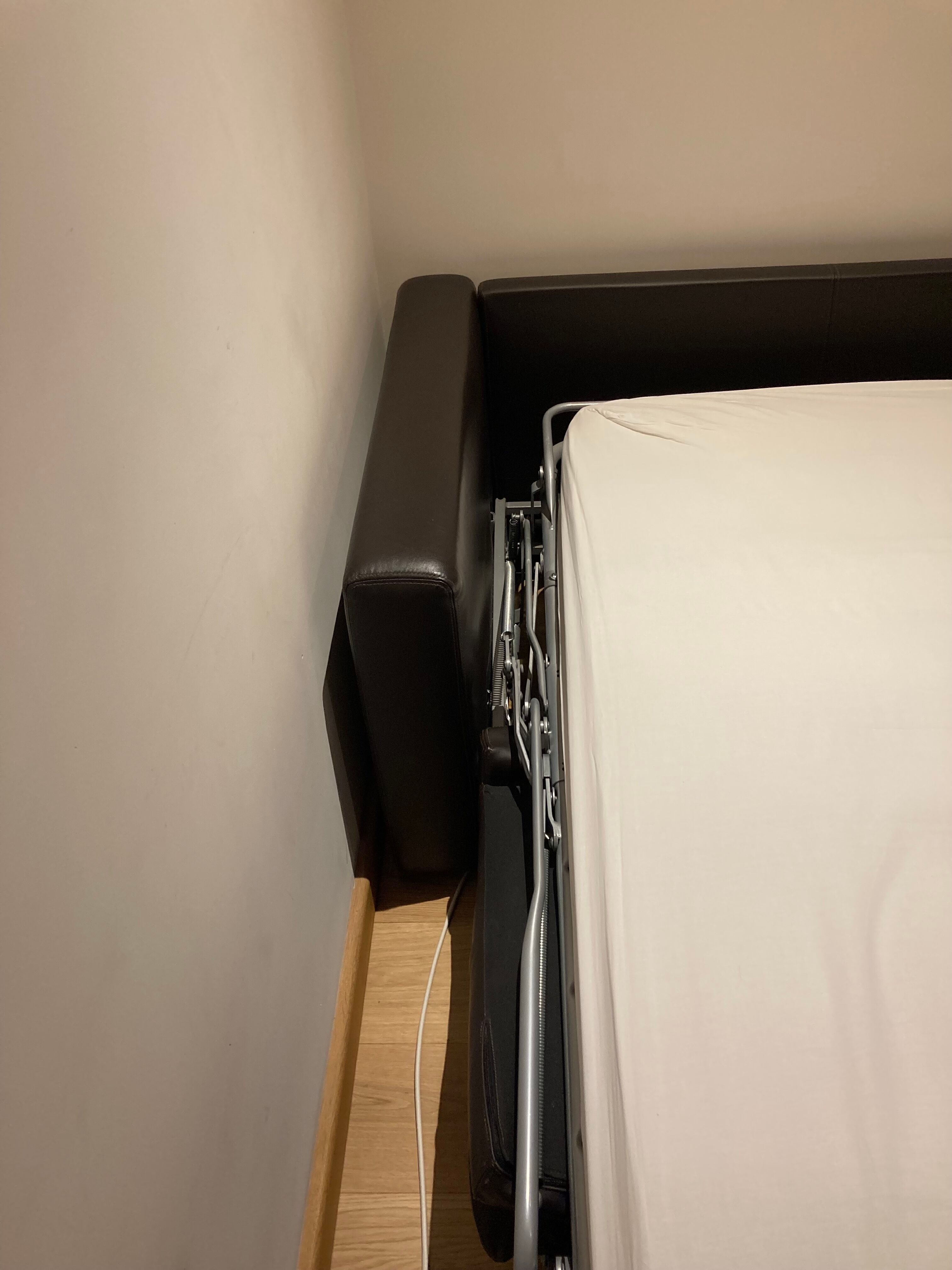 Canape convertible Vibieffe squadroletto 2020 brown leather