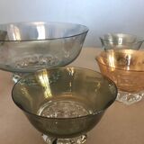 Old colored cup and cups