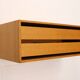 Rare floating nightstand  in oak wood with  drawers - Denmark 70